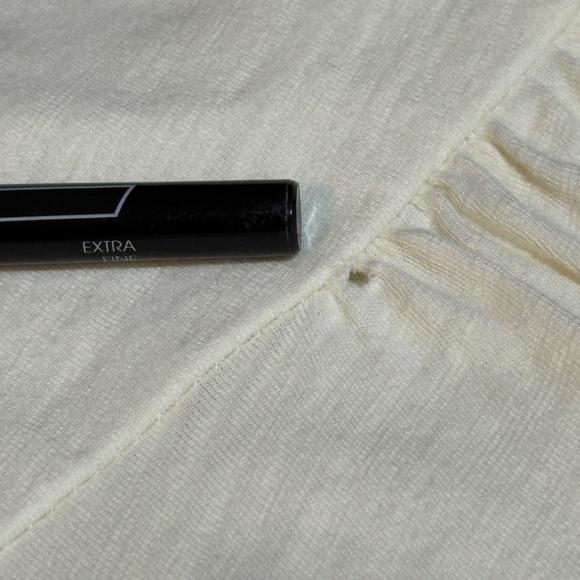 Anthropologie Eri + Ali Women Crochet Lace Blouse Sz S Boho Romantic Cottagecore - Picture 7 of 10